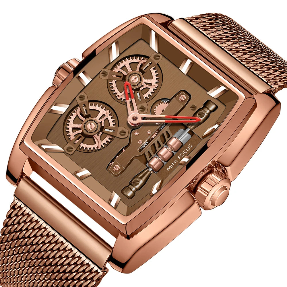 The Barrel Vision - Creative Mesh Steel Watch