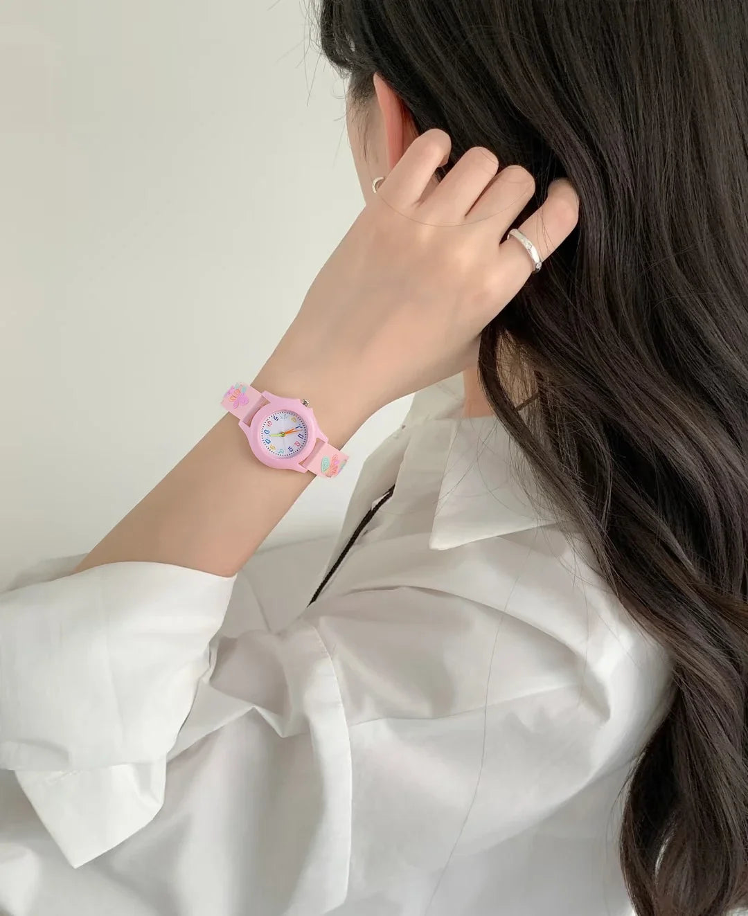 USA Stock Quartz Kids Watches Unique Cartoon Design Boys Girls Movement Digital Fashionable 2025 New Clock 7-9 Days Delivery