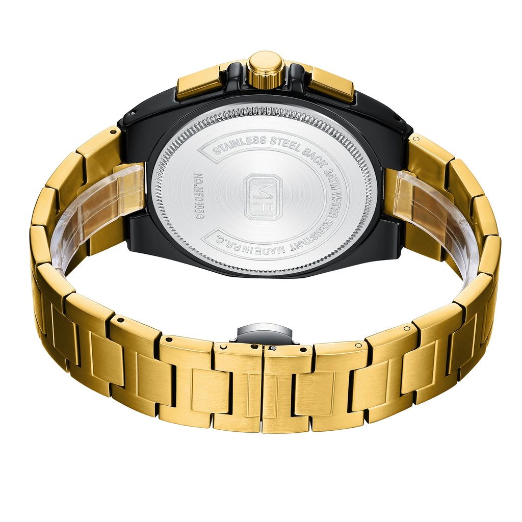 The Golden Prestige - Luminous Chronograph Dress Watch