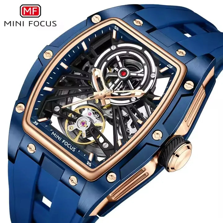GoldSport Automatic - Men's Skeleton Mechanical Watch with Luminous Display