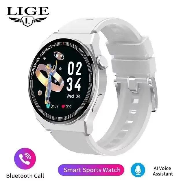 LIGE Pro Smart Watch - 4K Video Recording & Motion Tracking Wristwatch