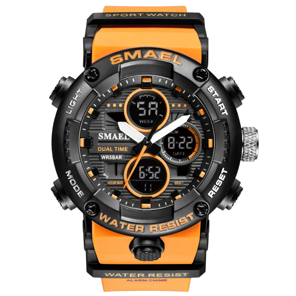 MaxDial Precision - Big Face Dual Time Quartz Stopwatch