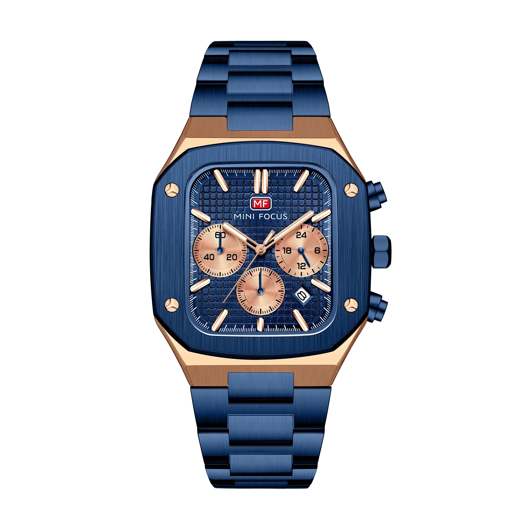 The Square Commander - Luminous Business Chronograph