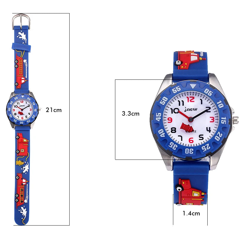 Led Light 3ATM Waterproof Time Sport Car Kid Watch Price Kids Watches Cartoon Kids Watch