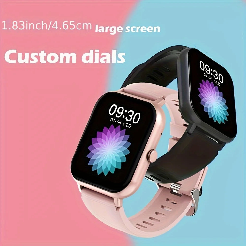SENBONO ZL54CJ  Smartwatch Multi-function Women BT Call Fitness Tracker Waterproof Square Smart Watch Man for IOS Android