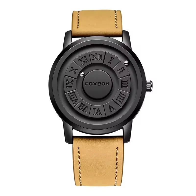 LIGE FB0047 Premium Men's Business Watch - Luxury Stainless Steel & Leather Waterproof Timepiece