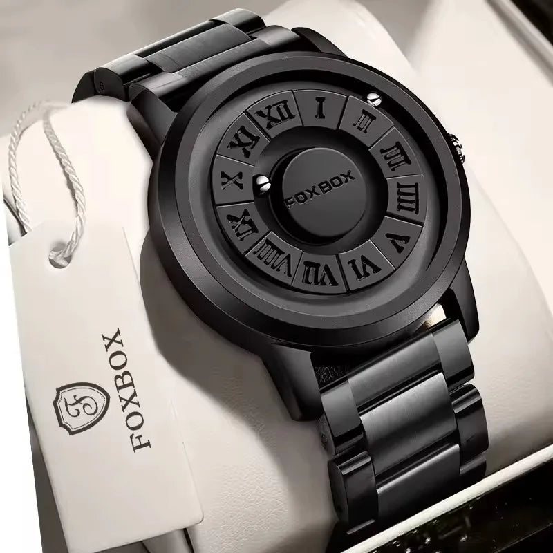 LIGE FB0047 Premium Men's Business Watch - Luxury Stainless Steel & Leather Waterproof Timepiece