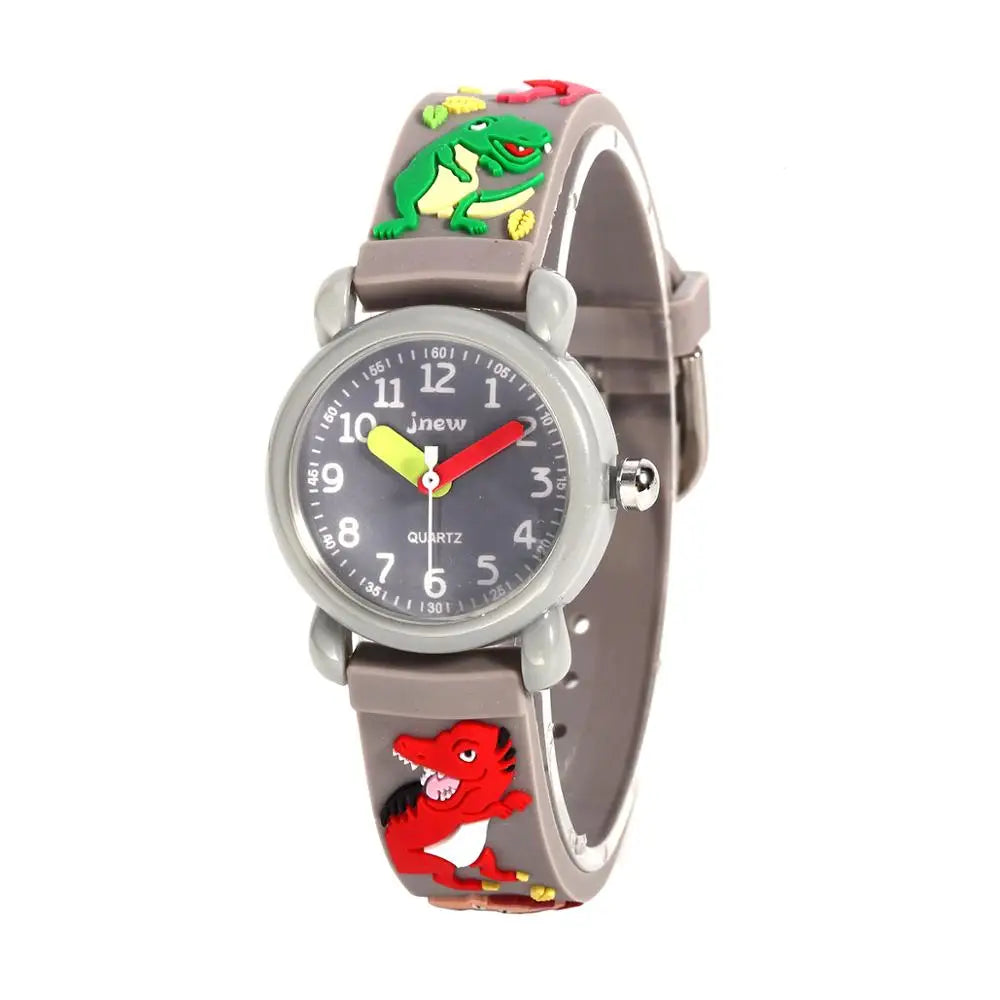 Hot Sale 3ATM Waterproof Fashion Sports Watch for Kids Baby Boys Cartoon Quartz Watch PC Material Case Eco-Friendly for Children