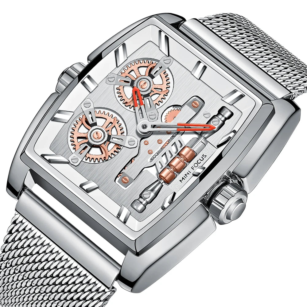 The Barrel Vision - Creative Mesh Steel Watch