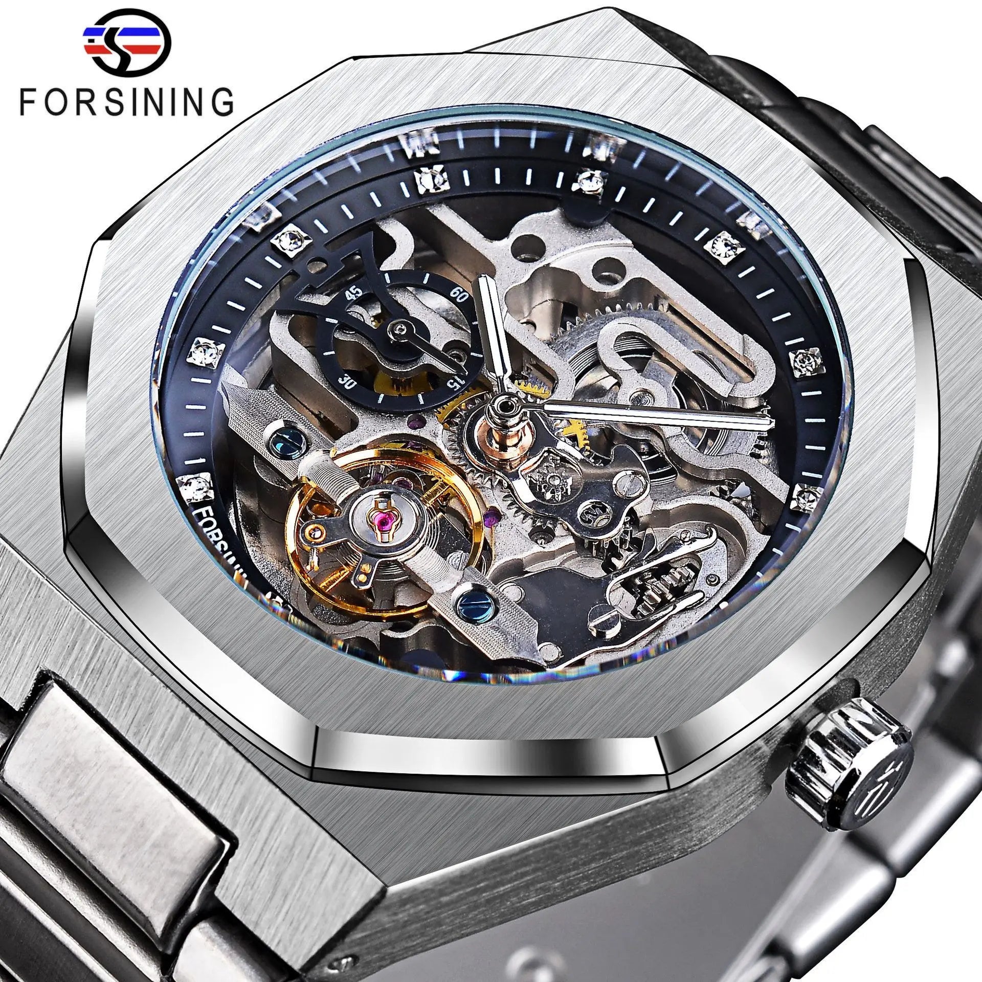 Fredlox Diamond Tourbillon - 3D Skeleton Automatic Watch