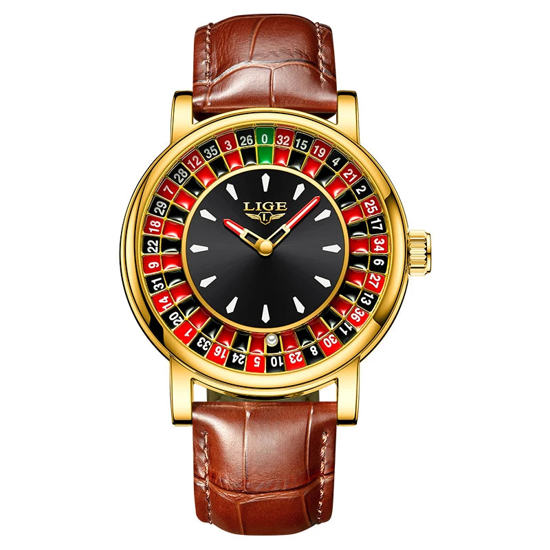 The Vegas Spinner - Roulette Dial Watch