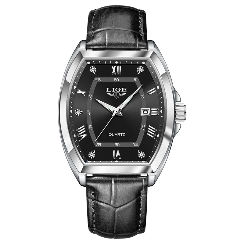 The Diamond Prestige - Luxury Leather Watch