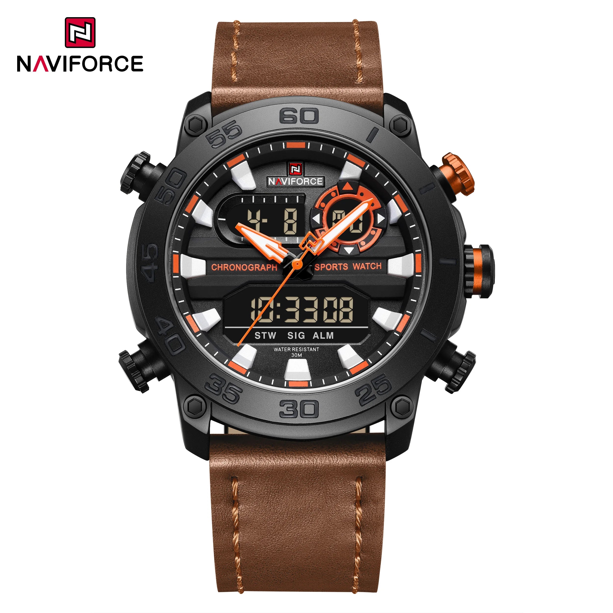 The Dual Force - LED Military Sport Watch