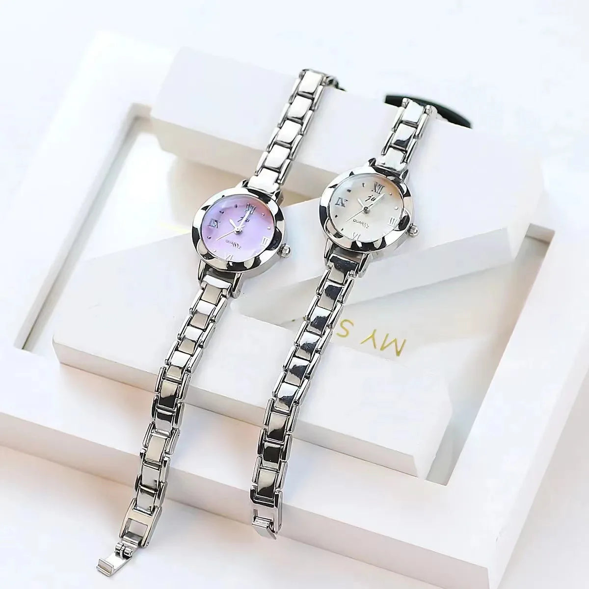 Fashion Small Dial Silver Watch For Women Stainless Steel Luxury Ladies Wristwatch Dress Women's Quartz Bracelet Clock Gift 2022