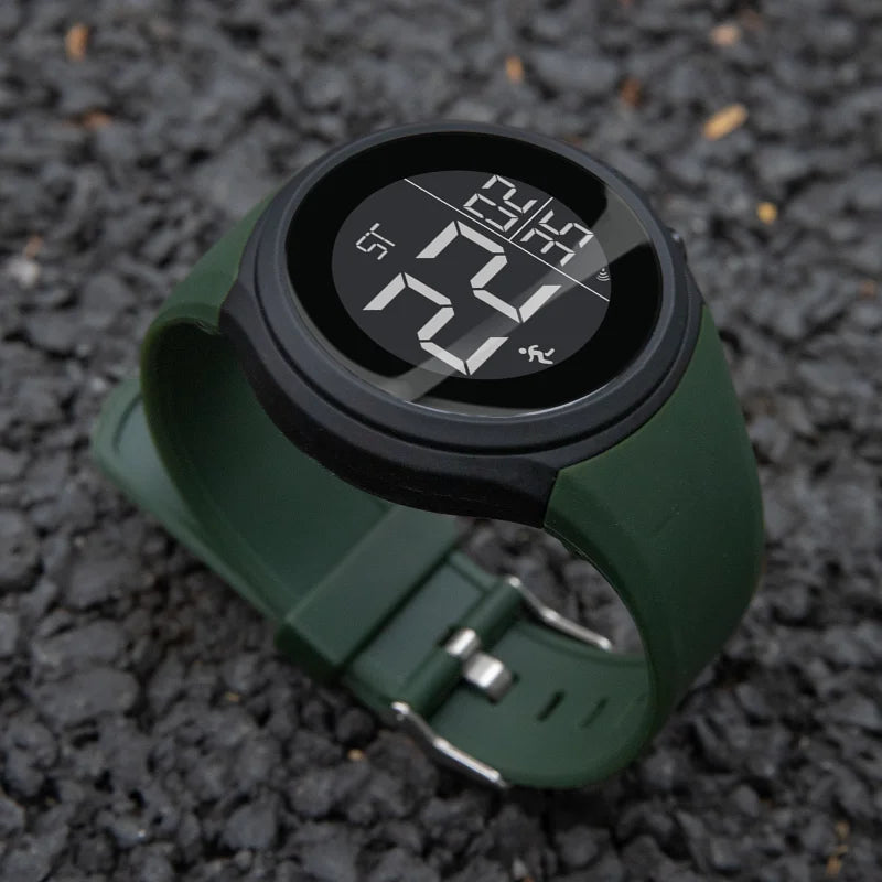 Sports Watches For Men Fashion Luxury Wear-Resistant Led Display Waterproof Outdoor Military Clock Man Electronic Watch