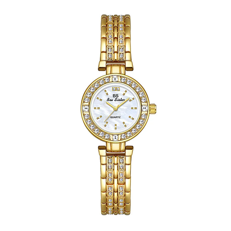 2025 Luxury Watches For Women Crystal Diamond Ladies Dress Wristwatches Casual Bracelet Waterproof Quartz Women Watch Clock