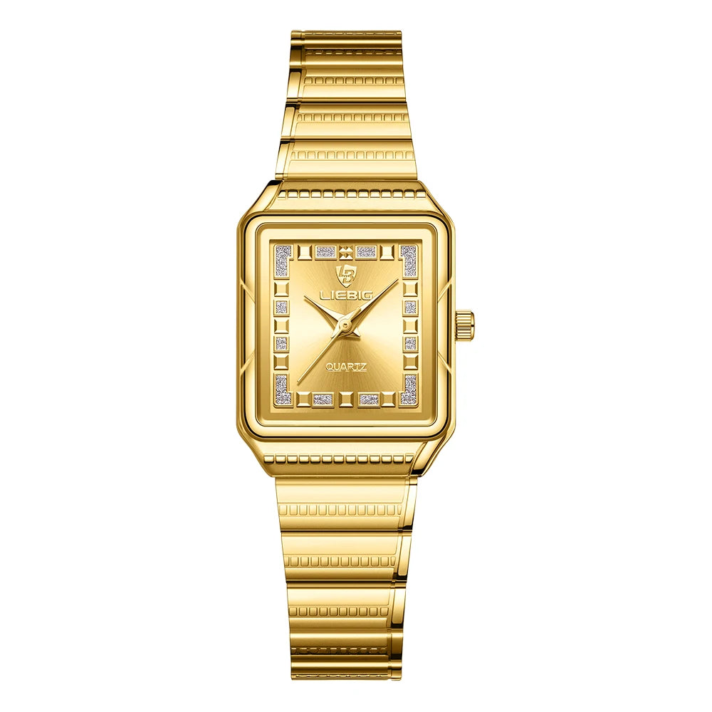 Top Brand Luxury Quartz Watch For Women Lady Stainless Steel Strip Watch Fashion Waterproof Wristwatch Relogio Feminino