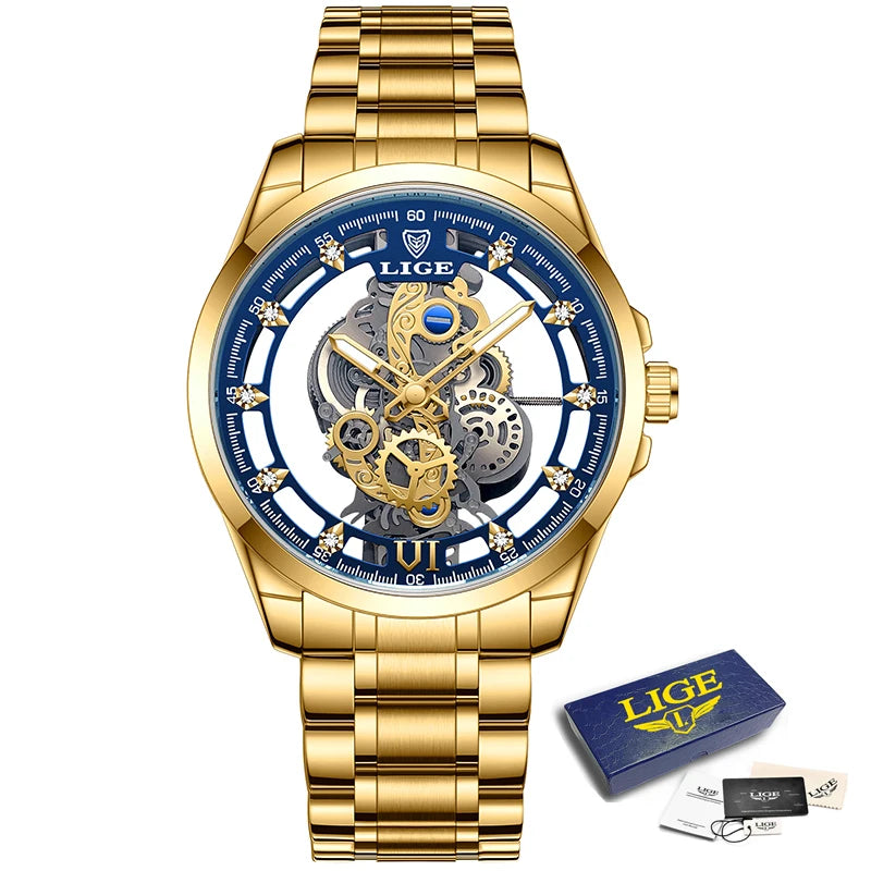 LIGE Quantum 2024 - Luxury Business-Casual Waterproof Quartz Watch