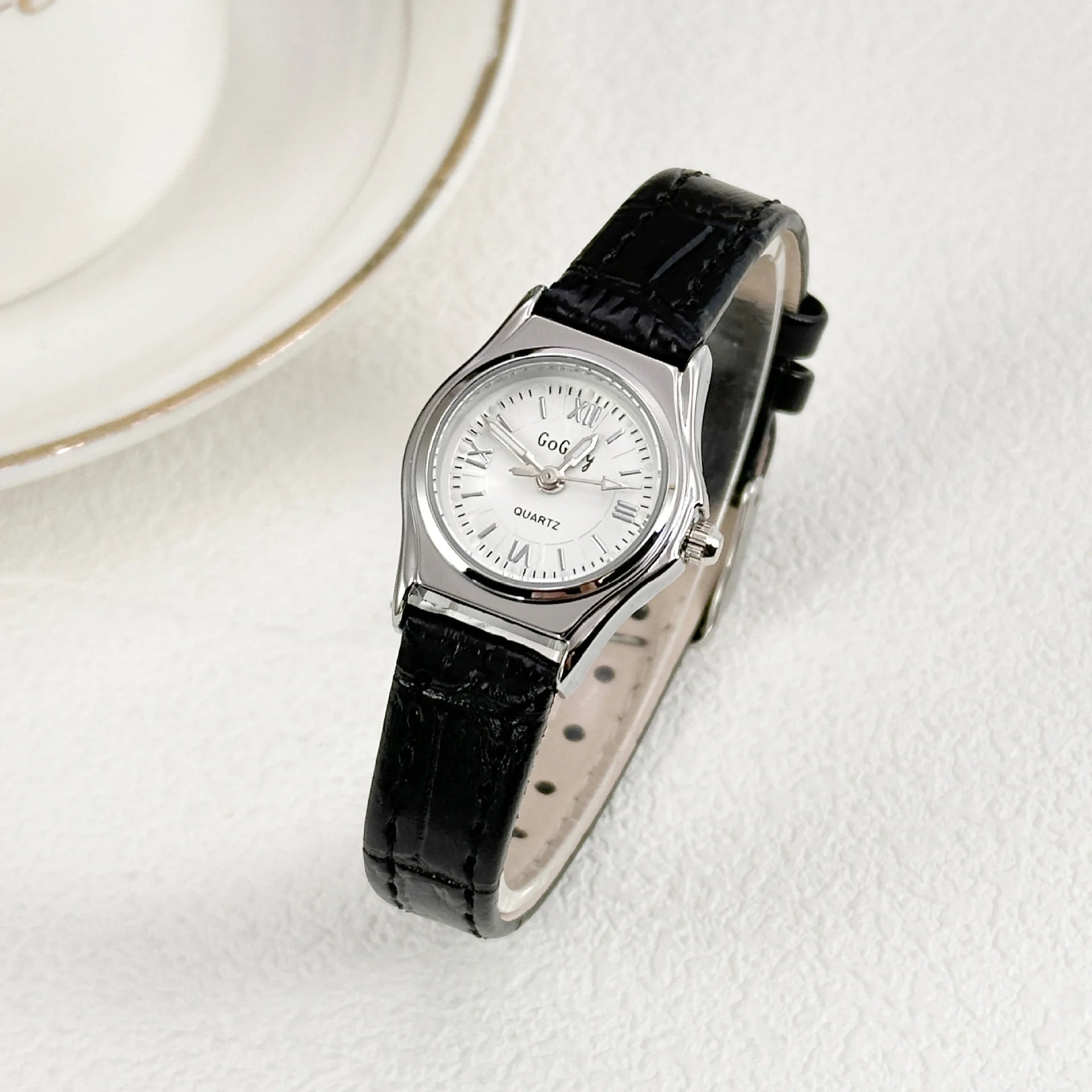Luxury Leather Watch for Woman Stainless Steel Ladies Quartz Watch Dress Elegant Women Watches Fashion Reloj