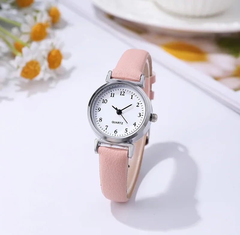 Brand Quartz Watchesfor Women Hight Quality Ladies Luxury Fashion Small Dial Casual Watch Leather Wristwatch Relojes Para Mujer