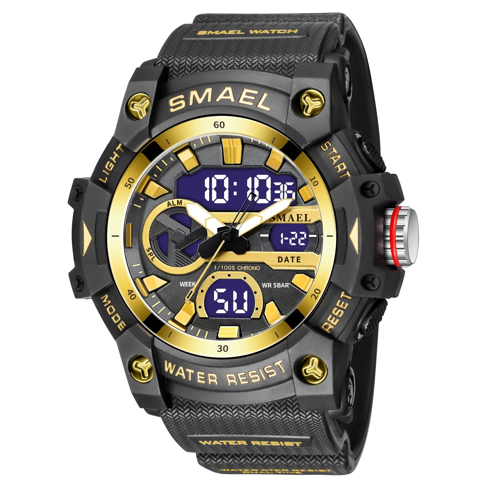 Sport Watches Waterproof SMAEL Brand Dropshipping Watch Stopwatch Alarm Clock 8086 Young Fashion Quartz Wristwatches