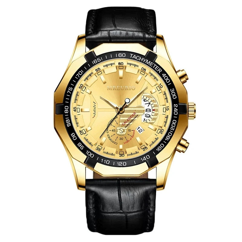 CURREN Men's Luxury Chronograph Watch - Waterproof Sport Quartz Date Display Timepiece