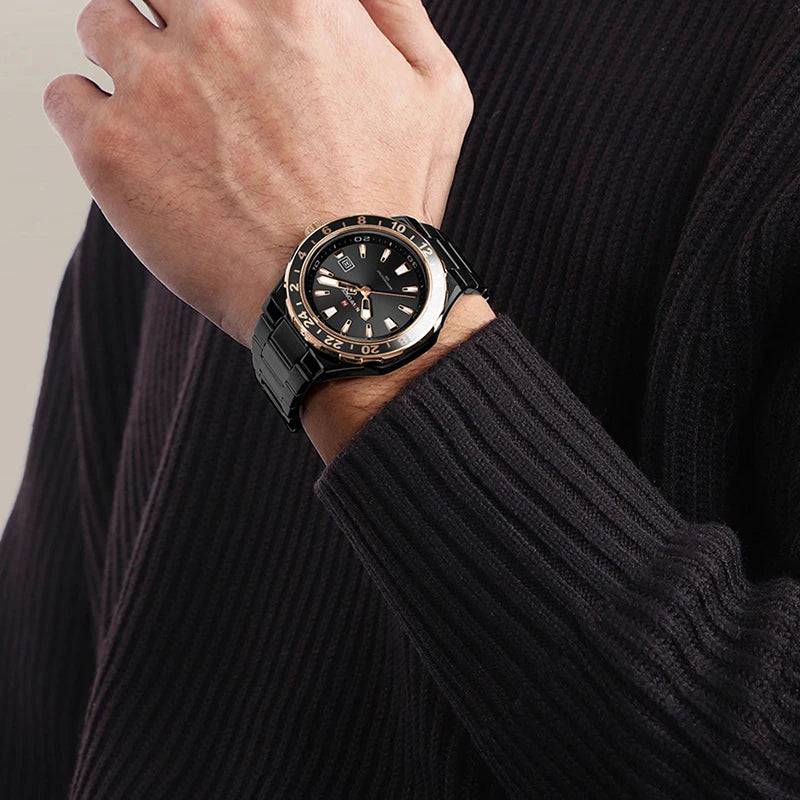 The Refined Casual - Luxury Stainless Steel Watch