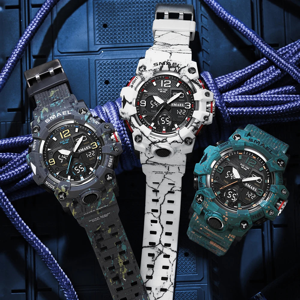 CommandForce Elite - Luxury Military Dual Display Quartz Watch