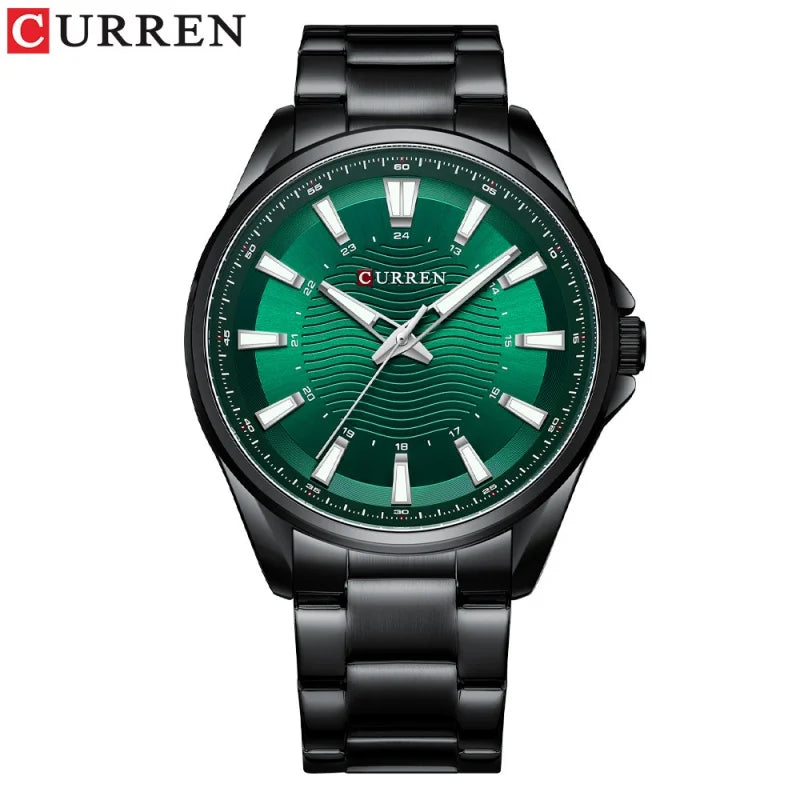 Curren 8424 Men's Luxury Watch - Elegant Waterproof Steel Strap Business Timepiece