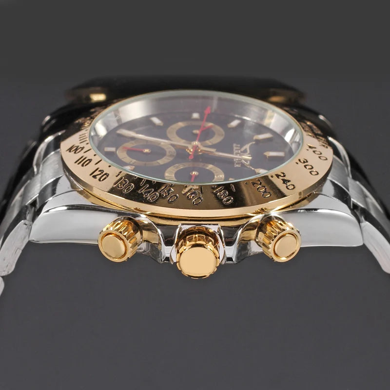 Jaragar Vintage Elite - Multifunctional Stainless Steel Automatic Waterproof Watch