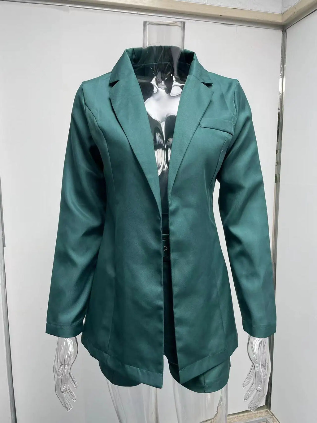 Suit Coat Women's Spring 2023 Women's Fashion Set Cross border Small Suit Belt in Europe and America