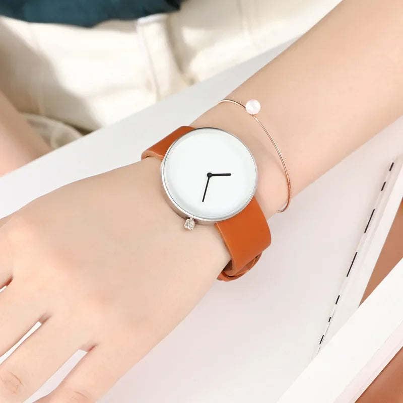 2025 Top New Women Watches Leather Dress Female Clock Luxury Brand Design Men Watches Fashion Couple Wirstwatches Reloj Mujer