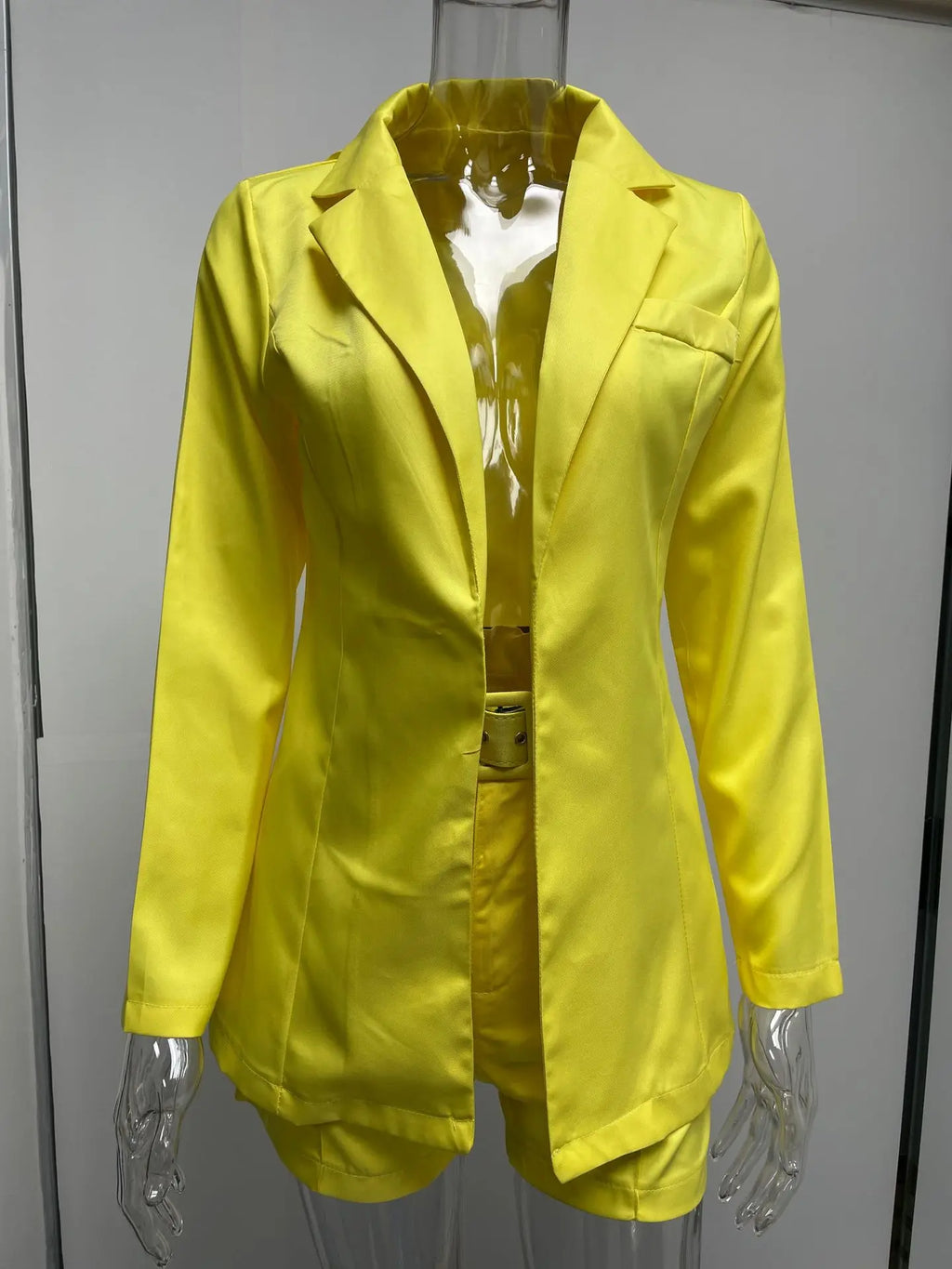 Suit Coat Women's Spring 2023 Women's Fashion Set Cross border Small Suit Belt in Europe and America