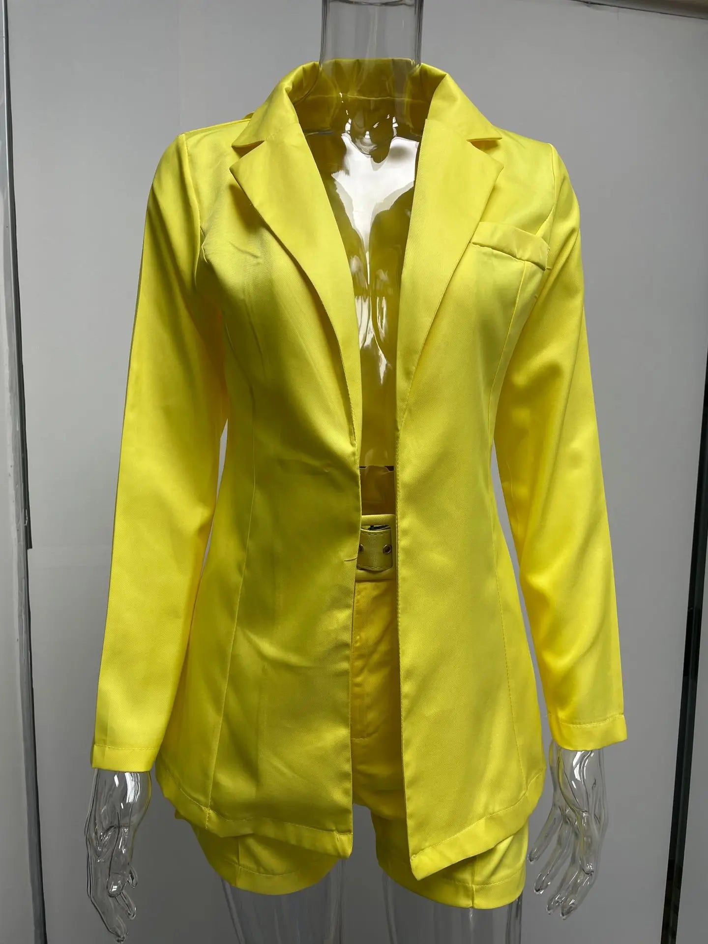 Suit Coat Women's Spring 2023 Women's Fashion Set Cross border Small Suit Belt in Europe and America