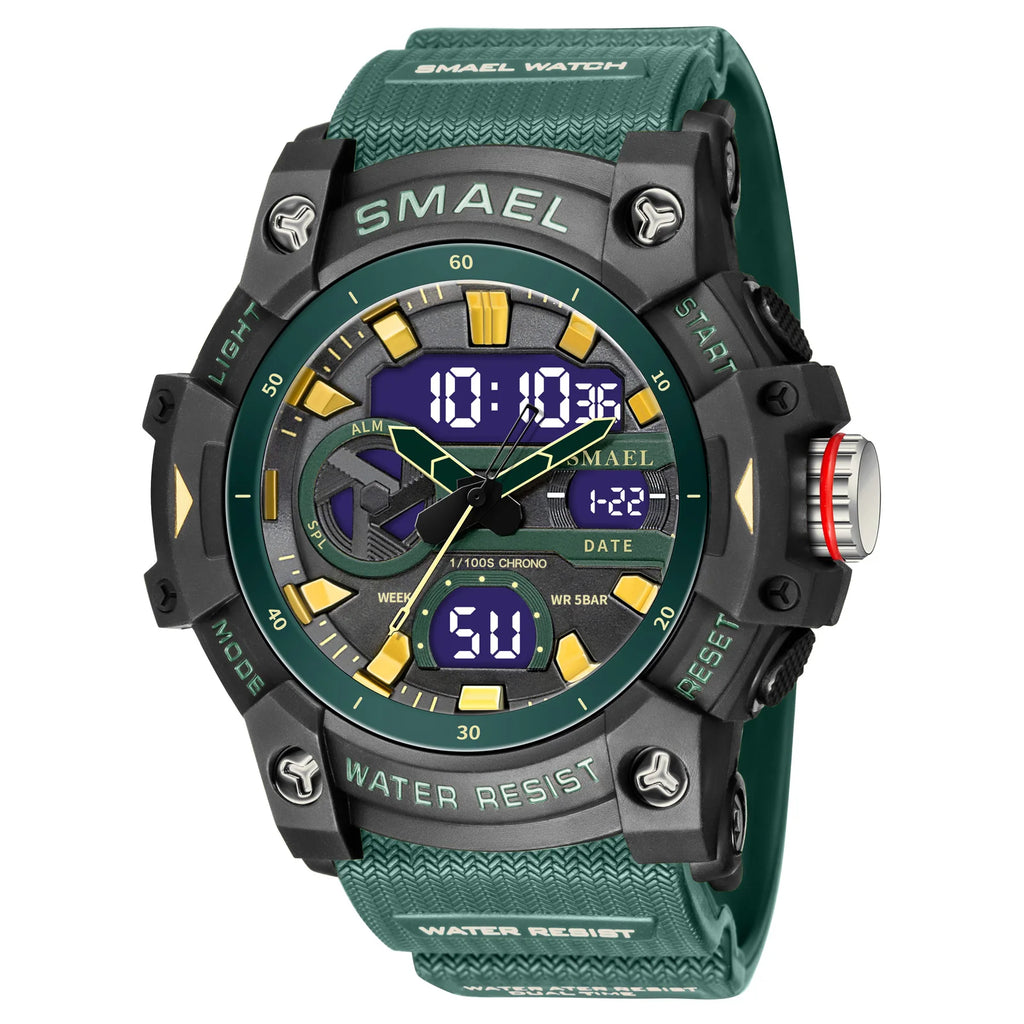 Sport Watches Waterproof SMAEL Brand Dropshipping Watch Stopwatch Alarm Clock 8086 Young Fashion Quartz Wristwatches