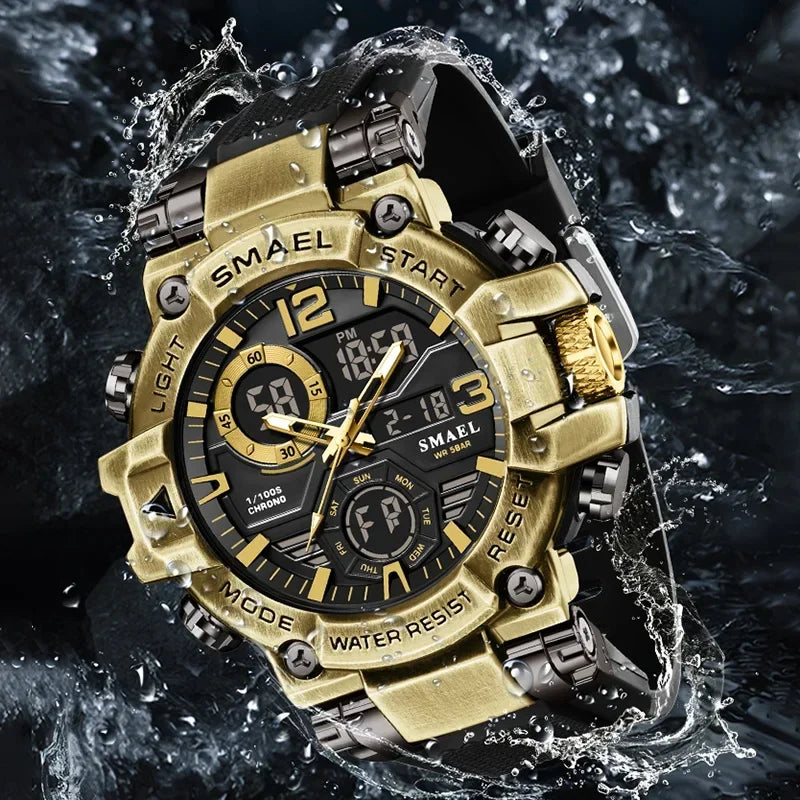 ShockGuard Elite 8110 - 50M Waterproof Shockproof Digital Sports Watch