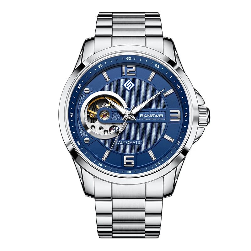 LIGE Tourbillon Watches For Men Fashion Business Watch Men Top Brand Luxury Waterproof Men's Mechanical Wristwatch Reloj Hombre