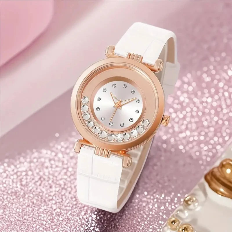 Quartz Watch For Women Wristwatch Women Pu Leather Watches Ladies Clock Fashion Female Watch Festival Gift Valentine's Day