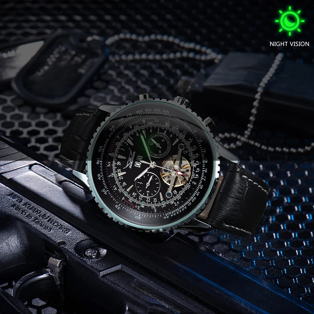 Jaragar Elite Tourbillon - Multifunction Military Sports Automatic Watch