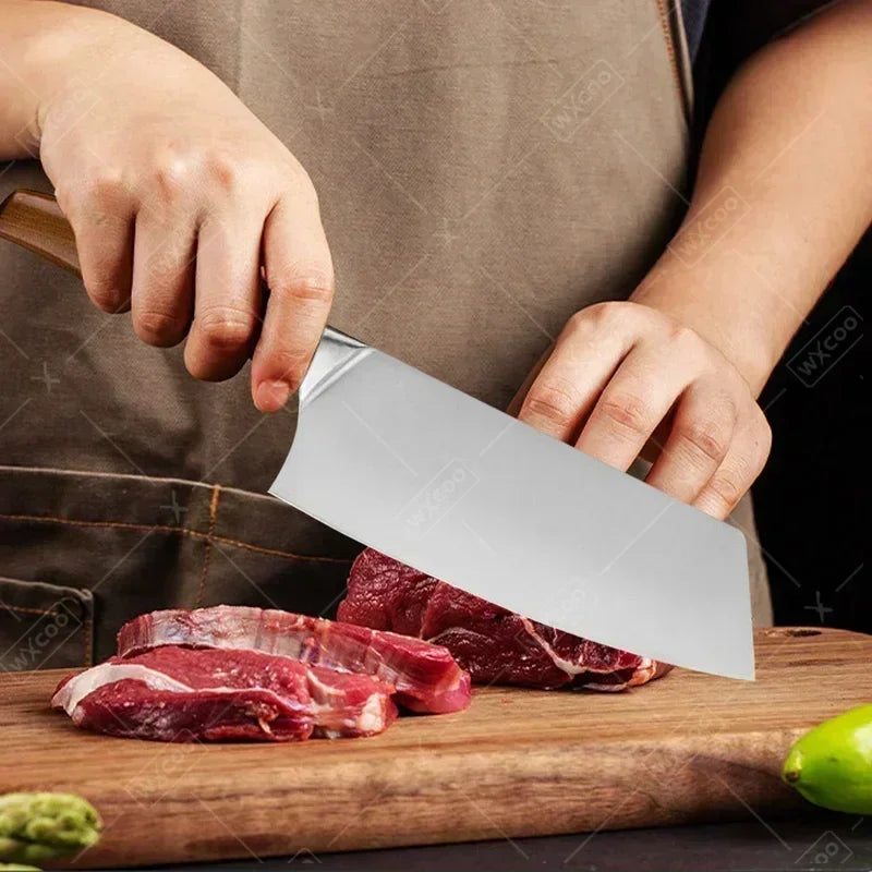 WXCOO Professional Japanese Chef's Knife Hand Forged Kitchen Knife Set Cooking Sashimi Knives Fruit Peeling & Slicing Knife