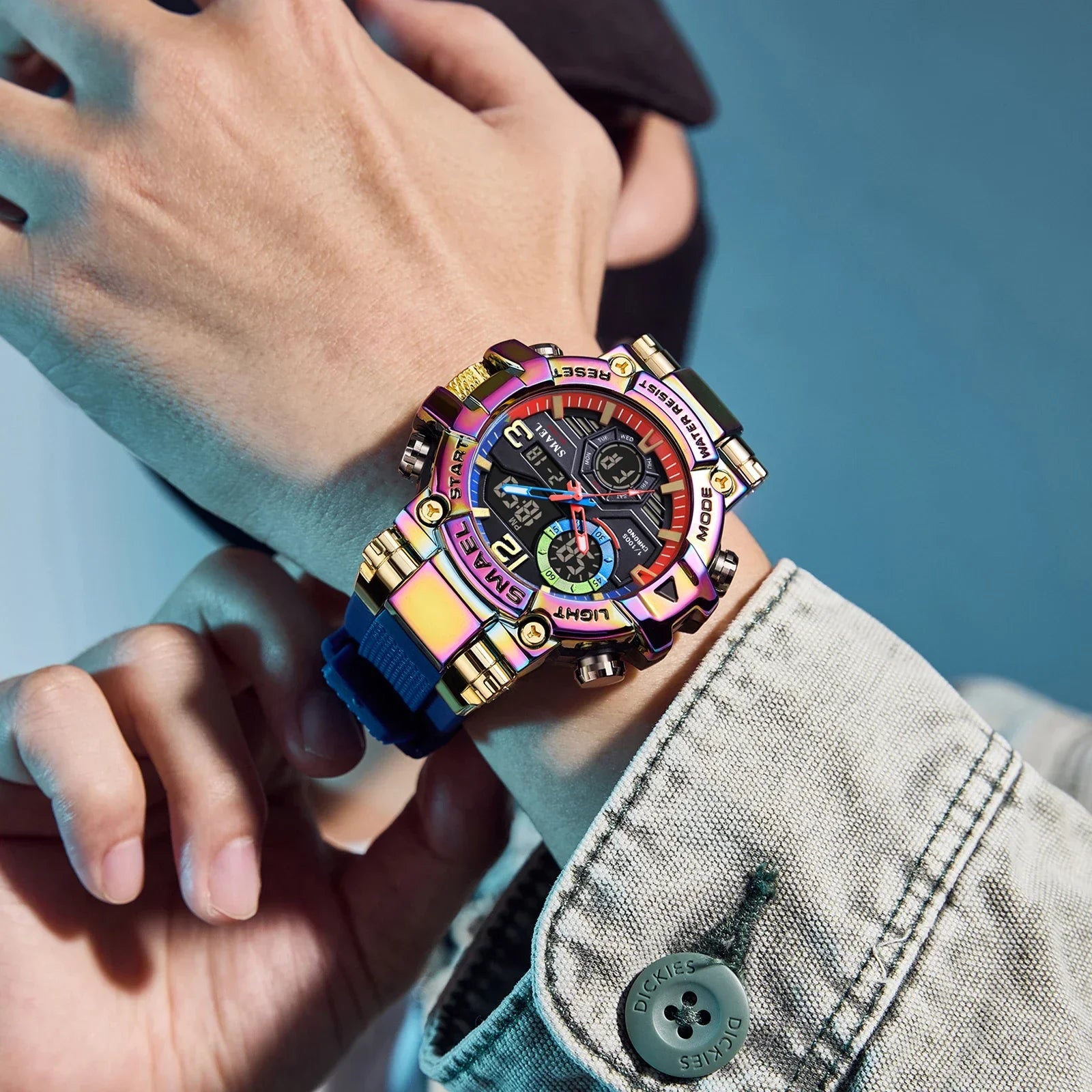 ShockGuard Elite 8110 - 50M Waterproof Shockproof Digital Sports Watch