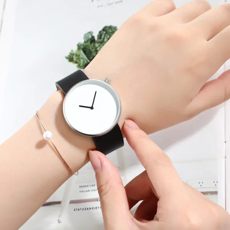 2025 Top New Women Watches Leather Dress Female Clock Luxury Brand Design Men Watches Fashion Couple Wirstwatches Reloj Mujer