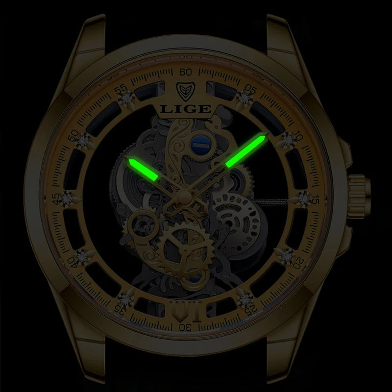 LIGE Quantum 2024 - Luxury Business-Casual Waterproof Quartz Watch