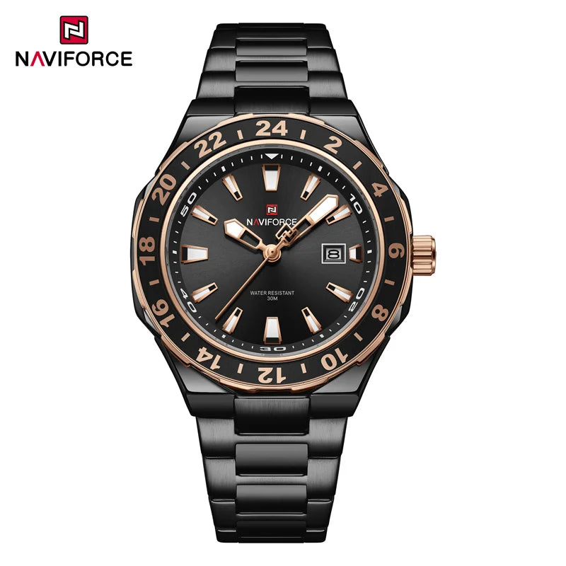 The Refined Casual - Luxury Stainless Steel Watch