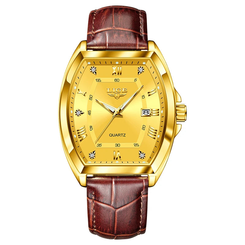 The Diamond Prestige - Luxury Leather Watch