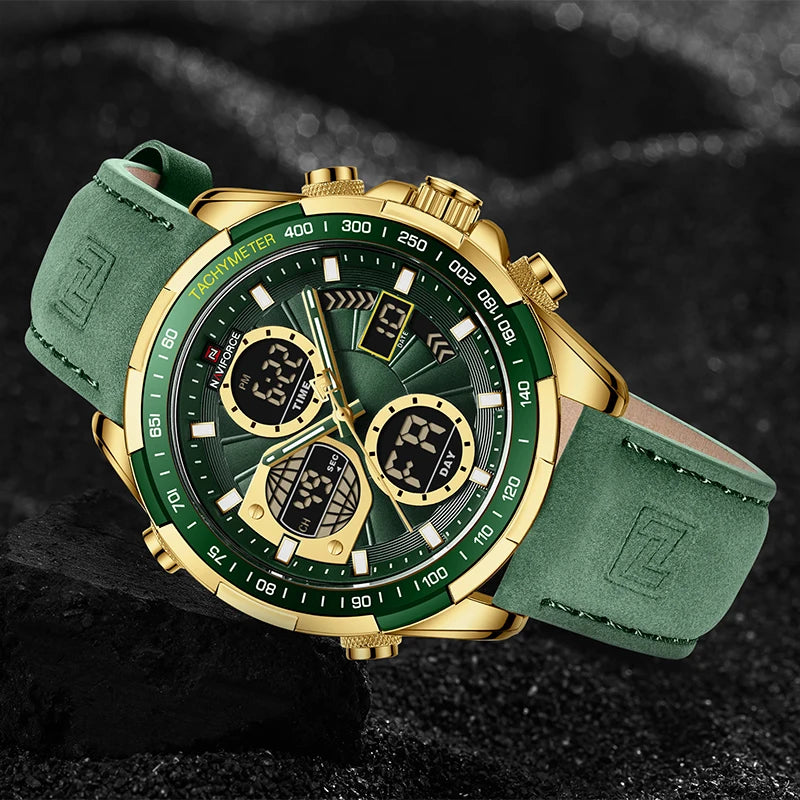 The Leather Commando - Military Sport Chronograph