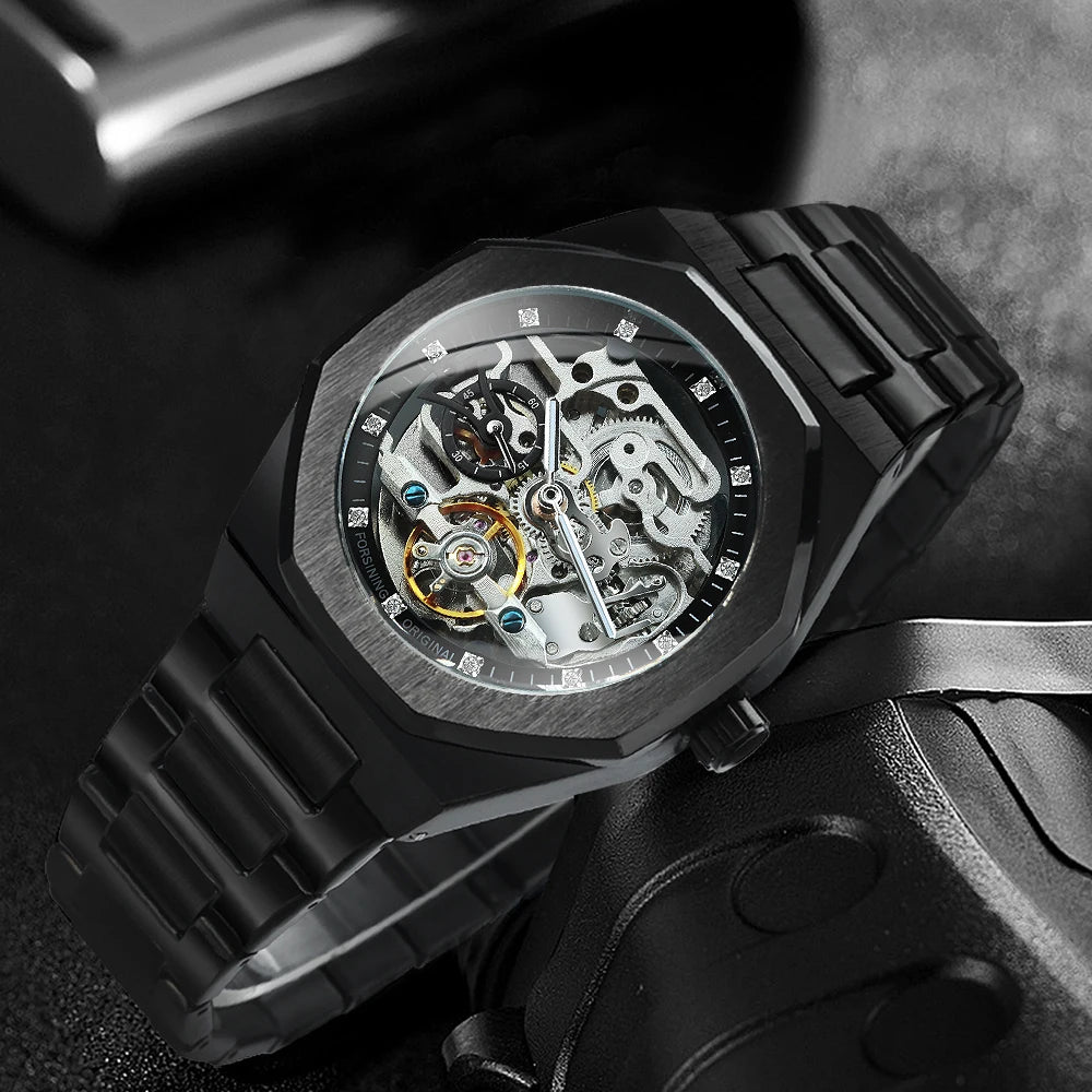 Forsining Casual Automatic Skeleton Watch