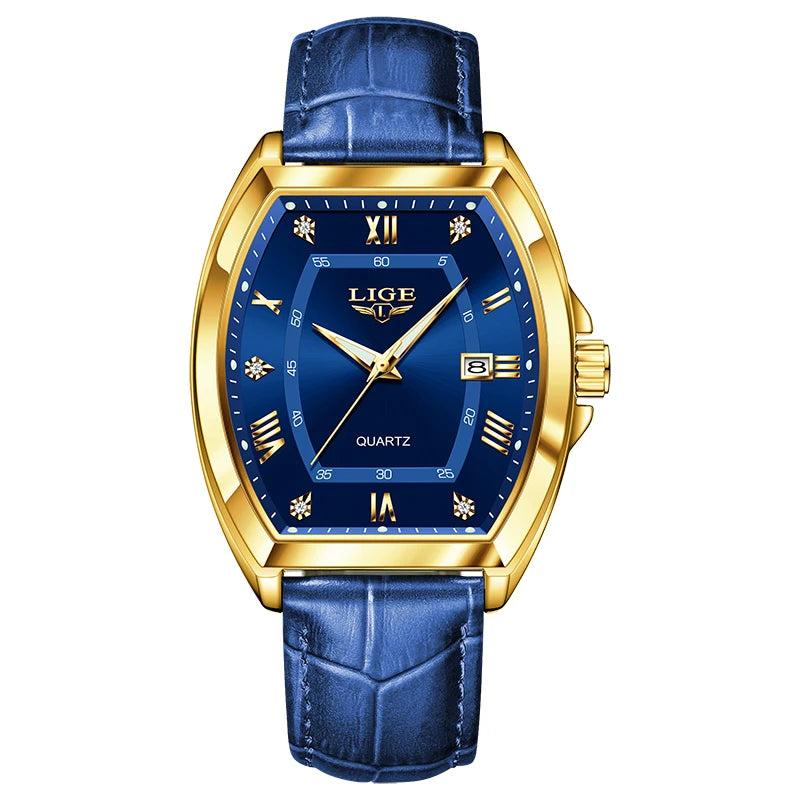 The Diamond Prestige - Luxury Leather Watch