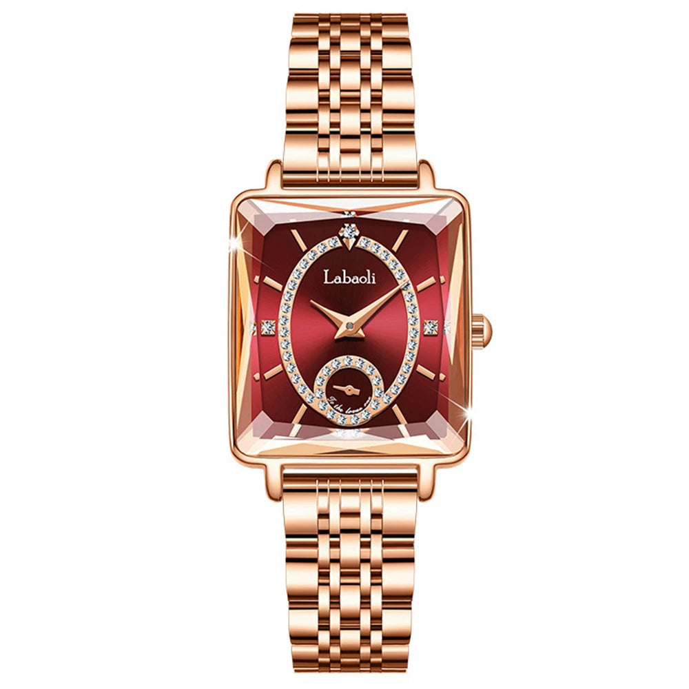Fashionable Luxury Watches For Woman Diamond Studded Dial Waterproof Steel Strip Quartz Watch reloj часы женские наручные