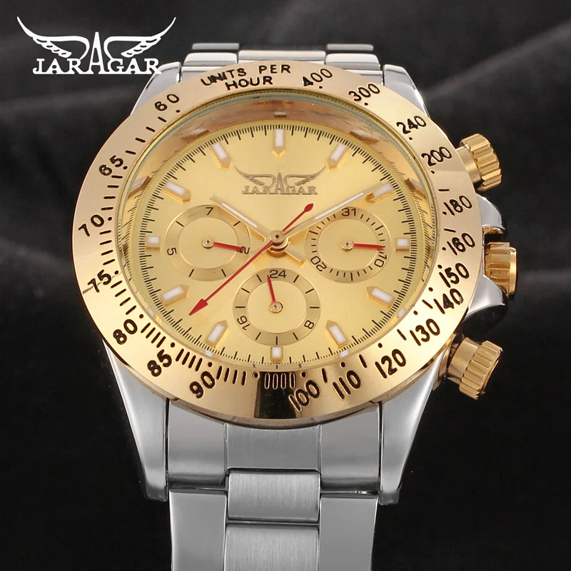 JARAGAR Luxury Multifunctional Automatic Watch